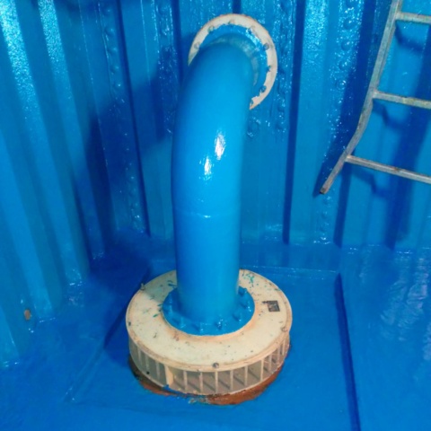 Clarion Water steel water tank reline project