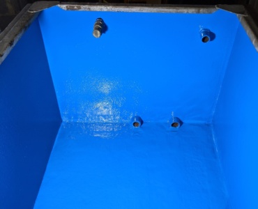 Steel Water Tank Reline – Folkestone, Kent, UK