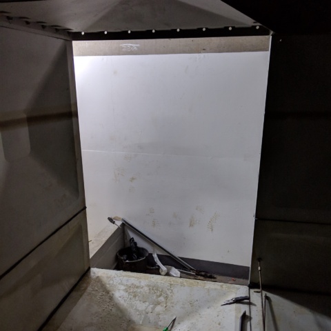 low level manway to improve water tank access