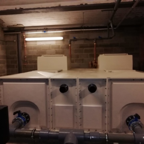 GRP cold water tank replacement