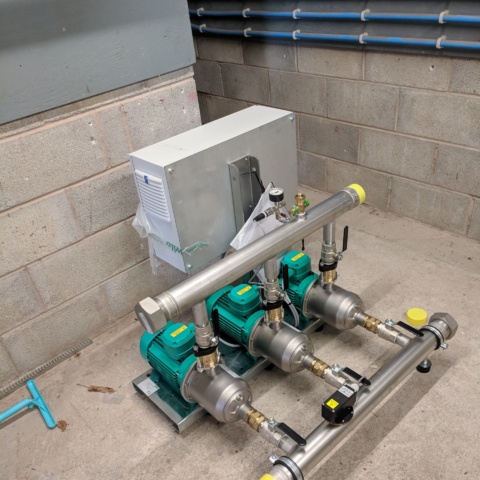 Clarion Water booster pump installation